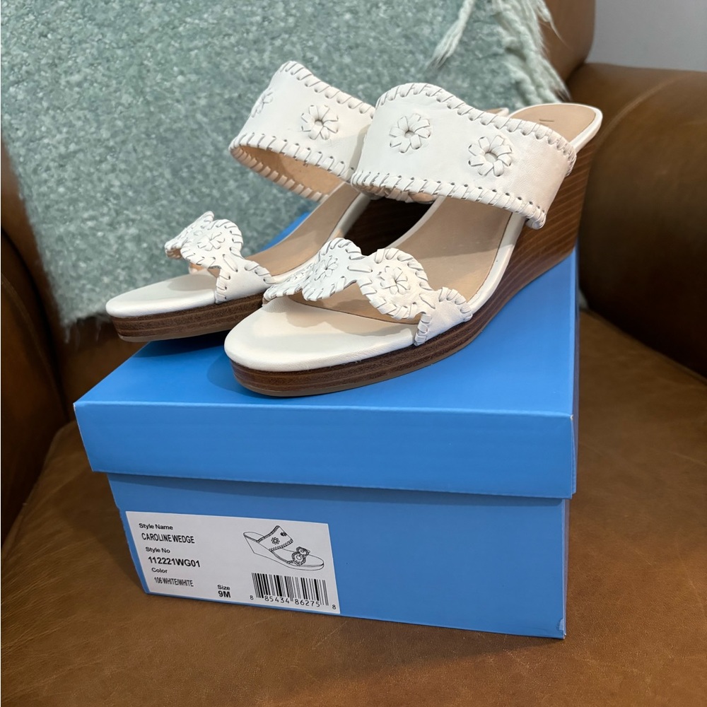 Jack Rogers Caroline Wedges- brand new!
